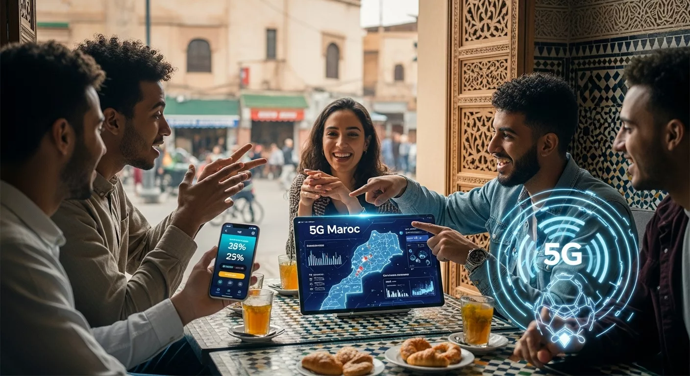 Le Maroc Lance la 5G Fin 2025 pour Concrétiser son Ambition de Hub Numérique Africain
